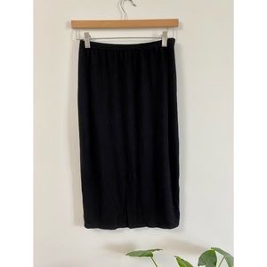 Black Boohoo Women’s Midi Skirt Size M